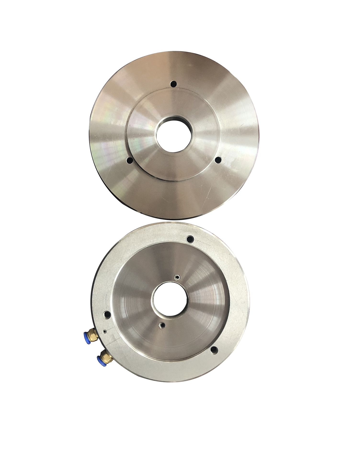 立式三爪中空气动卡盘3